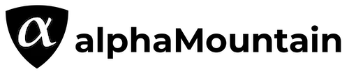 alphaMountain logo